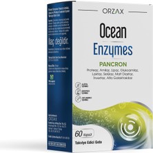 Ocean Enzymes Pancron 60 Kapsül - Dezenfektan Hediyeli (%72 Alkol)