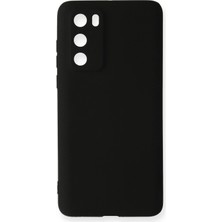 Hnrlishp Newface Huawei P40 Kılıf First Silikon - Siyah