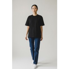Karyoka Dikişli Kalın Kumaş Basic Oversize T-Shirt