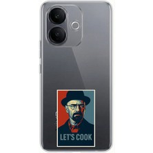 TechTree Vivo V60 Lite Uyumlu Lets Cook Afiş Baskılı Silikon Kılıf