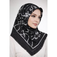 Sinem Emprime Koton Eşarp -  Siyah / GRI-6291-01