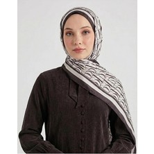 Bushu Imza Monogram Twill Şal 70X190