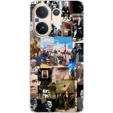 TechTree Vivo V60 Uyumlu Atatürk Cumhuriyet Baskılı Silikon Kılıf