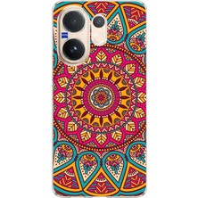 TechTree Vivo V60 Uyumlu Mandala Baskılı Silikon Kılıf