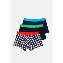 Happy Socks -  Erkek Karışık Desenli 3\'lü Boxer Seti