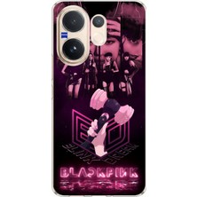 TechTree Vivo V60 Uyumlu Blackpink Poster Baskılı Silikon Kılıf