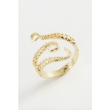 Zero Land Hnrlishp Yılan Metal Yüzük - Gümüş Rengi