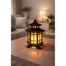 Brntech 3D Dekoratif LED Fener Mumluk – Modern Zen Stil Masaüstü Tealight Fener Mumluk Pla Materyal