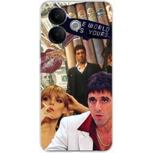 TechTree Vivo V60 Lite Uyumlu The Worlds Is Yours Tasarımlı Baskılı Silikon Kılıf