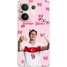 TechTree Vivo V60 Uyumlu Kenan Yıldız Kurdele Baskılı Silikon Kılıf