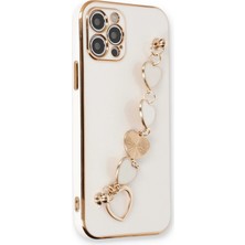 Hnrlishp Newface Iphone 12  Kılıf Esila Silikon - Beyaz