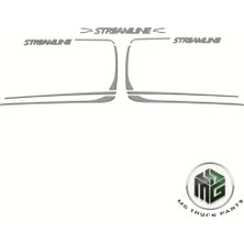 Scania Scanıa Kabin Şeridi Komple Scanıa Streamlıne Gri