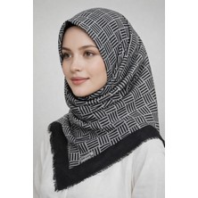 Sinem Emprime Koton Eşarp -  Siyah / GRI-6291-07