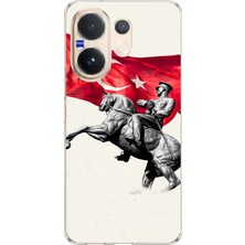 TechTree Vivo V60 Uyumlu Onur Anıtı Detaylı Atatürk Baskılı Silikon Kılıf