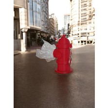 Brntech 3D Tasarım Yangın Musluğu Köpek Atık Poşetliği & Anahtarlık