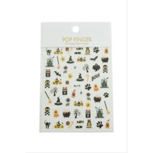 Zero Land Hnrlishp Cadı Tattoo Dövme Sticker - Siyah