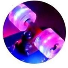 Avessa 4 Pack Dayanıklı Işıklı Kaykay Tekerlekleri (Abec 7 Rumanlı)