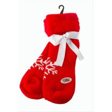 Zero Land Hnrlishp Kartanesi Yılbaşı Termal Çorap - Kırmızı