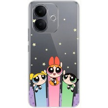 TechTree Vivo V60 Lite Uyumlu Powerpuff Girls Tasarımlı Baskılı Silikon Kılıf