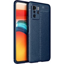 Ceponya Xiaomi Poco X3 Gt Kılıf Deri Desenli Kamera Korumalı Silikon