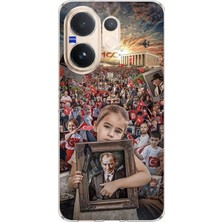 TechTree Vivo V60 Uyumlu Atatürk Anıtkabir Baskılı Silikon Kılıf