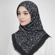 Sinem Emprime Koton Eşarp -  Siyah / GRI-6291-11