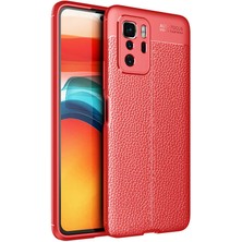 Ceponya Xiaomi Poco X3 Gt Kılıf Deri Desenli Kamera Korumalı Silikon