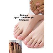 300 Adet Ayak Takma Tırnağı Jel Takma Tırnak 15 Farklı Boy Yeni Nesil Her Bedene Uygun Easy Beauty