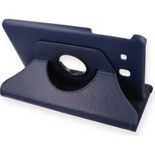 Hnrlishp Newface  Galaxy T560 Tab E 9.7 Kılıf 360 Tablet Deri Kılıf - Lacivert