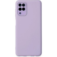 Hnrlishp Newface  Galaxy A22 Kılıf Lansman Glass Kapak - Lila
