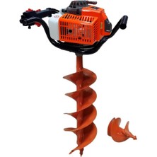 Gardenpro GP630 Çift Helezonlu Toprak Burgu Makinası 3.1 Hp 200 mm Çap