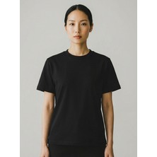 Arkası Dikişli Regular Fit T-Shirt Penye Interlok