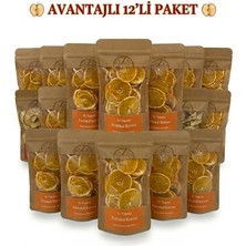 Zerbap Kurutulmuş Portakal Dilimleri 12 Adet - 50G Atıştırmalık Boy