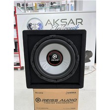Reiss Audio RS-UX12 Yer Kaplamaz Mini Kare Kabinli 1000WAT 250W Rms 30 cm Subwoofer Bas