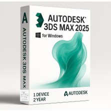 Autodesk 3ds Max 2025 (Windows) - 1 Pc 2 Yıl Serial + Prodeuct Key