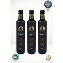 Ergince 3'lü Ergince Organik Sertifikalı Erken Hasat Natürel Sızma Zeytinyağı 500 ml – Soğuk Sıkım 0,2 Asit 