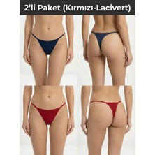 Calma String 2 Renk Pamuklu (Lacivert-Bordo)