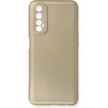 Hnrlishp Newface Realme 7 Kılıf First Silikon - Gold