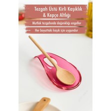 Depa Akrilik Mürdüm Tezgah Üstü Kirli Kaşıklık & Kepçe Altlığı