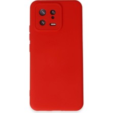 Hnrlishp Newface Xiaomi Mi 13 Kılıf Nano Içi Kadife Silikon - Kırmızı