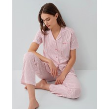 Daniska 9204-S Kadın Gömlek Pijama Takım