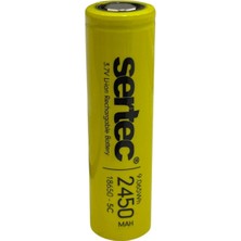 Evvano Sertec 18650 3.7V 2450 Mah 5c Li-Ion Şarjlı Pil