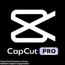 Capcut Pro - 7 Günlük Abonelik Hesabı (Kişiye Özel)