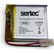 Evvano 503030 3.7V 450MAH Li-Polymer Pil (DEVRELI/1.5A)