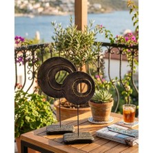 Mirsa Global 2 Li Dekoratif Halka Biblo