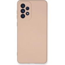 Hnrlishp Newface  Galaxy A73 5g Kılıf Nano Içi Kadife Silikon - Pudra