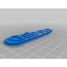 Akaslan Plastik Gabor Anahtarlık (Bu Ürün Sadece Plastik Parçadır - Almadan Önce Soru Sorabilirsiniz)