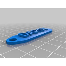 Akaslan Plastik '- Darcy Anahtarlık Etiketi (Bu Ürün Sadece Plastik Parçadır - Almadan Önce Soru Sorabilirsiniz)