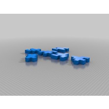 Akaslan Plastik Bulmaca Küpü 3D Baskı (Bu Ürün Sadece Plastik Parçadır - Almadan Önce Soru Sorabilirsiniz)