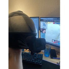 Akaslan Plastik Gopro Çene Montajı Shark Spartan Kask Için (Bu Ürün Sadece Plastik Parçadır - Almadan Önce Soru Sorabilirsiniz)